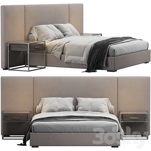 Restoration Hardware Modena Bed 3D Model