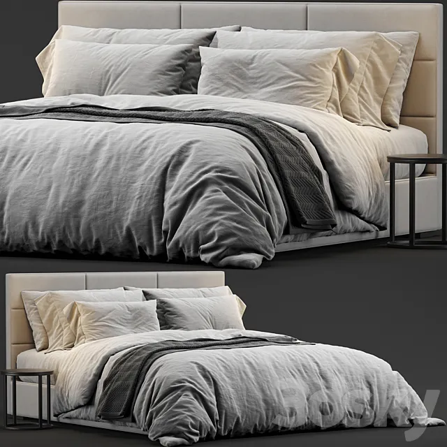 Restoration Hardware Modena Bed 3D Model