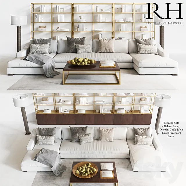 Restoration Hardware Modern 3D Model