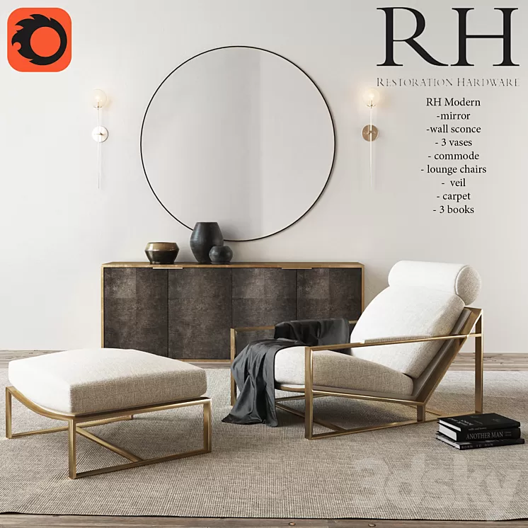 Restoration Hardware Modern 3D Model