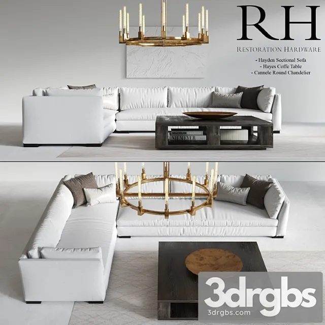 Restoration hardware modern_222 2 3D Model Free