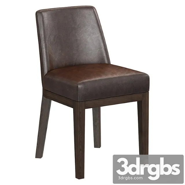 Restoration hardware morgan dining side chair 2 3D Model Free