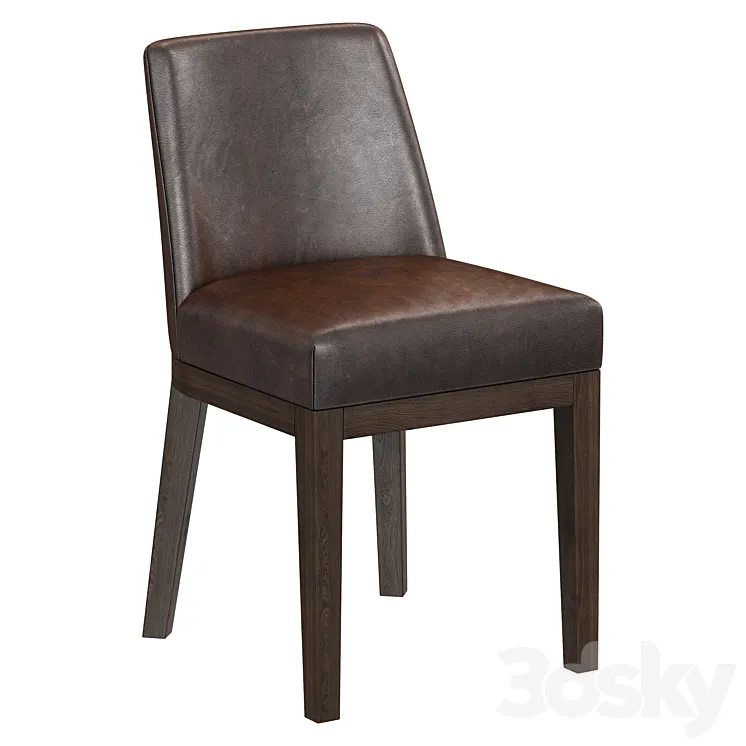 Restoration Hardware Morgan Dining Side Chair 3D Model Free