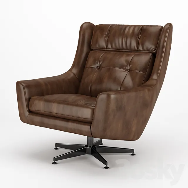 Restoration Hardware Motorcity Chair 3D Model