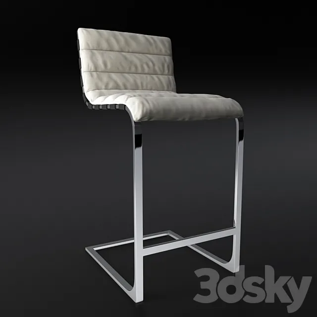 Restoration Hardware - Oviedo Upholstered Barstool 3DModel