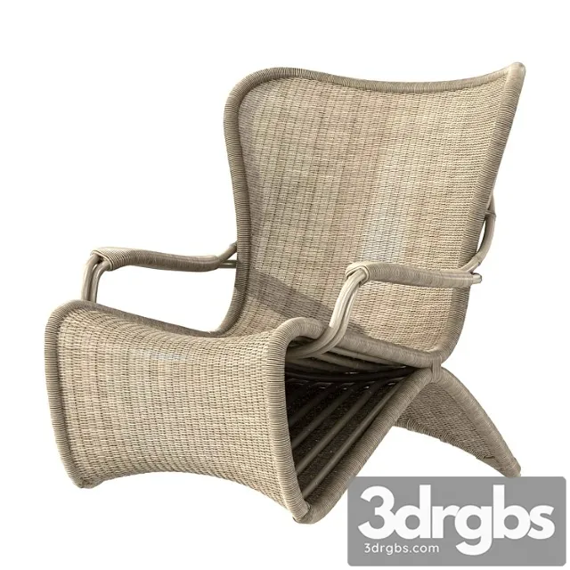 Restoration Hardware Palmeria Lounge Chair 3D Model Free