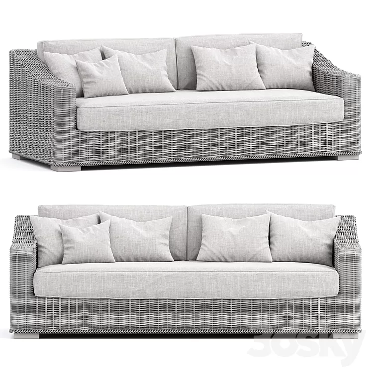 Restoration Hardware PROVENCE SOFA 3D Model Free
