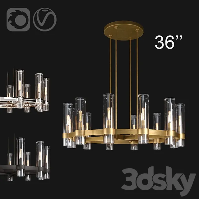 Restoration Hardware RAVELLE ROUND 36 '' Free Download