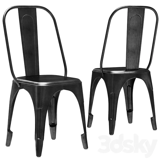 Restoration Hardware Remy Side Chair 3D Model