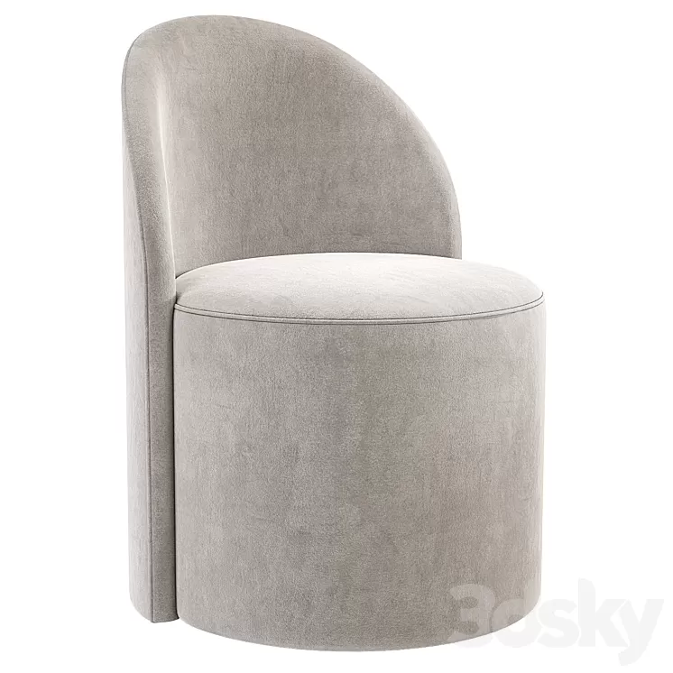 Restoration Hardware Reynaux Slope Chair RH 3D Model Free