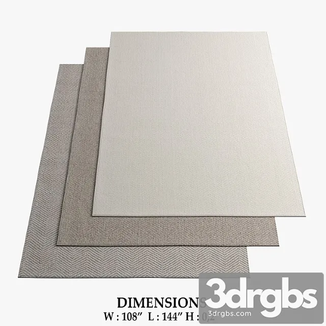 Restoration hardware rugs 107 3D Model Free