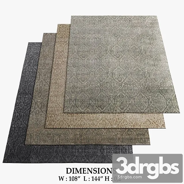 Restoration hardware rugs 115 3D Model Free