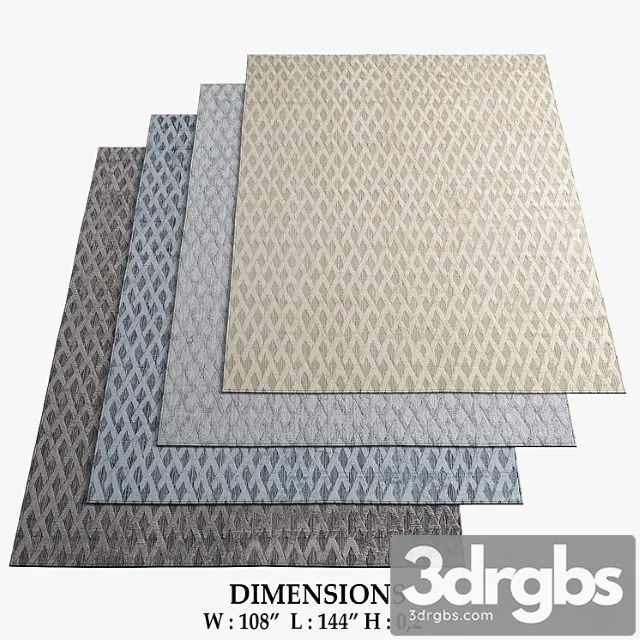 Restoration Hardware Rugs 122 3D Model Free