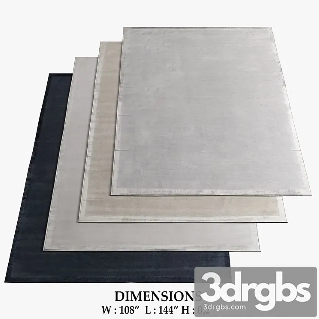 Restoration Hardware Rugs 68 3D Model Free