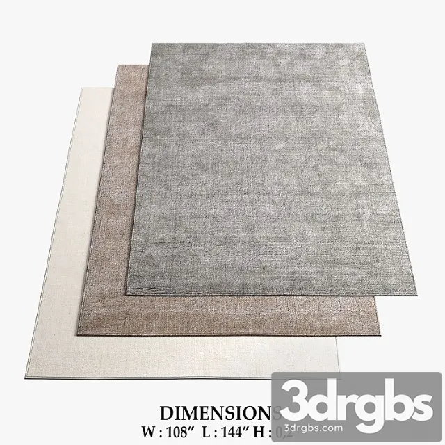 Restoration Hardware Rugs 71 3D Model Free