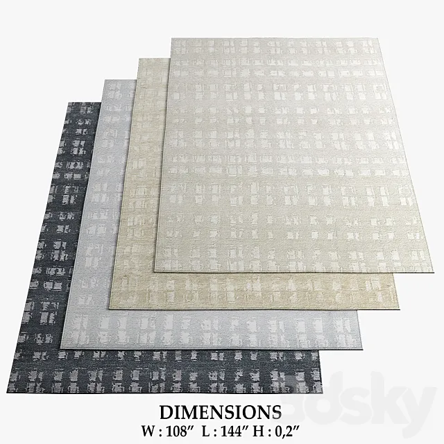 Restoration Hardware Rugs_108 3D Model