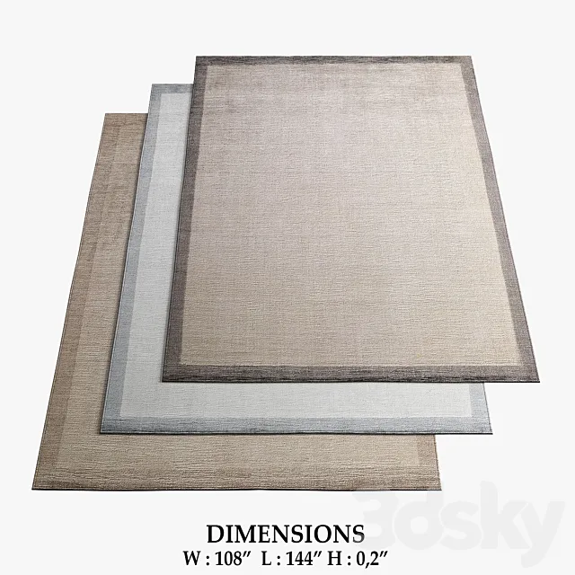 Restoration Hardware Rugs_69 3D Model