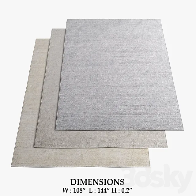 Restoration Hardware Rugs_70 3D Model
