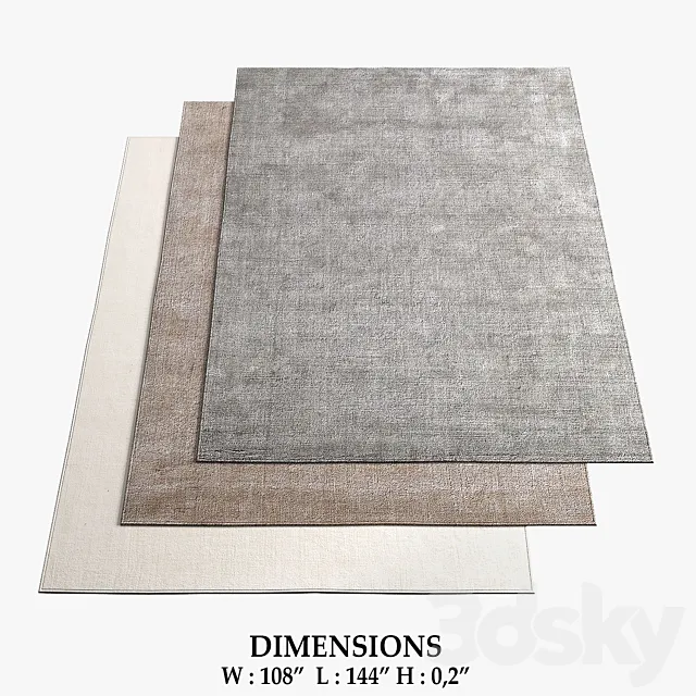 Restoration Hardware Rugs_71 3DModel