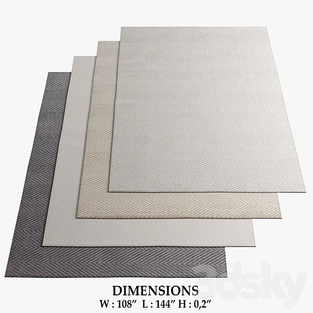 Restoration Hardware Rugs_77 3DModel