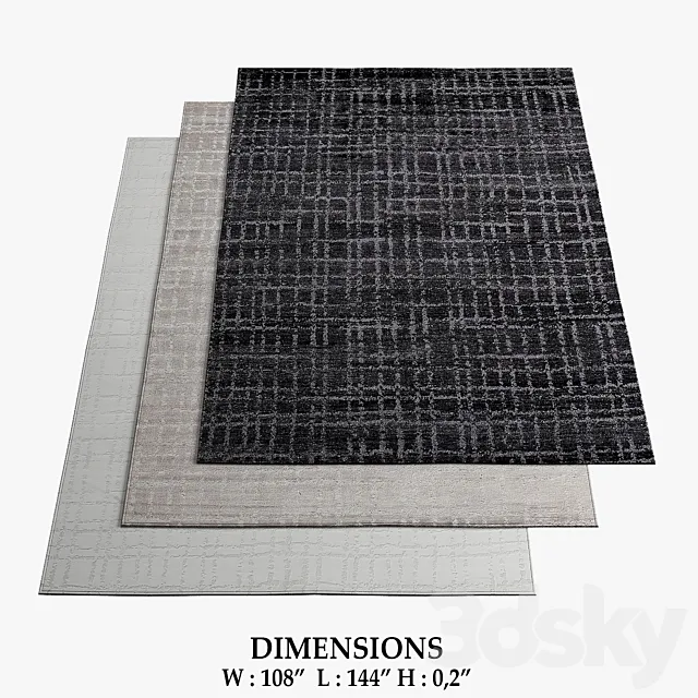Restoration Hardware Rugs_79 3D Model