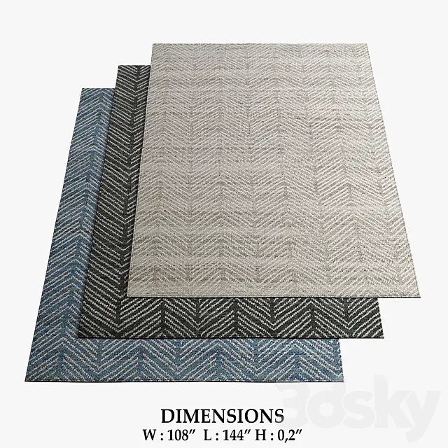 Restoration Hardware Rugs_86 3D Model
