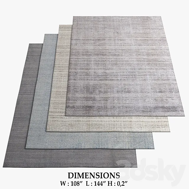 Restoration Hardware Rugs_96 3D Model
