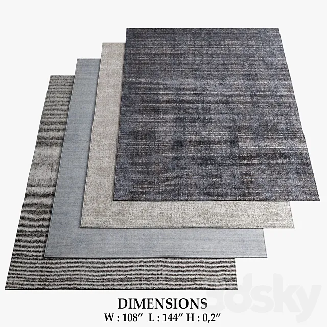 Restoration Hardware Rugs_97 3D Model