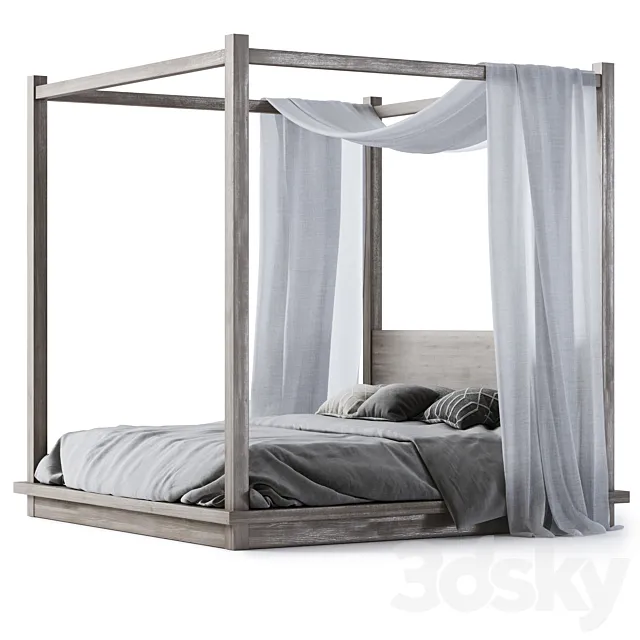 Restoration Hardware russian bed 3DModel
