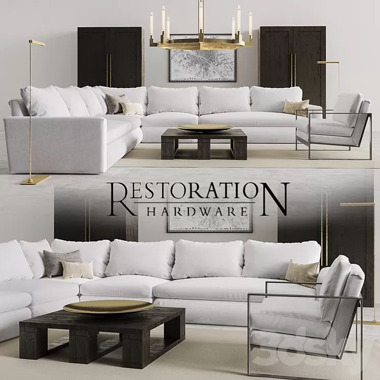 Restoration Hardware Set 3D Model