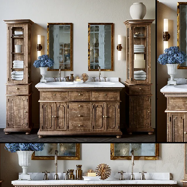 restoration hardware set 3DModel