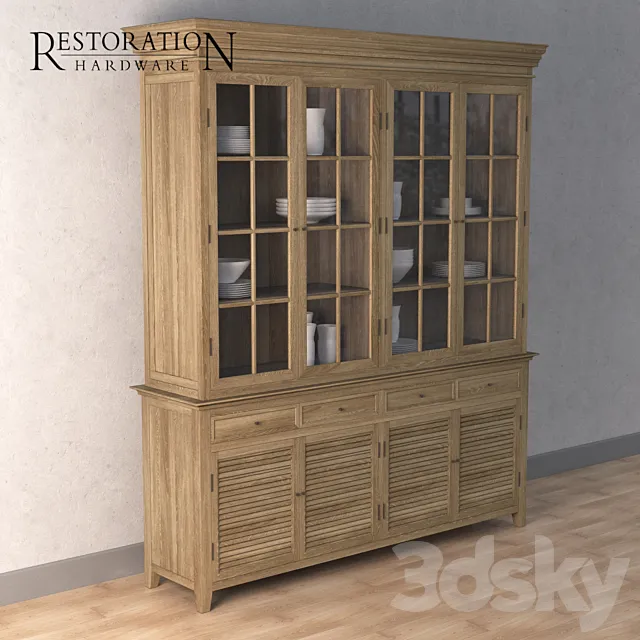 Restoration Hardware SHUTTER large buffet Free Download