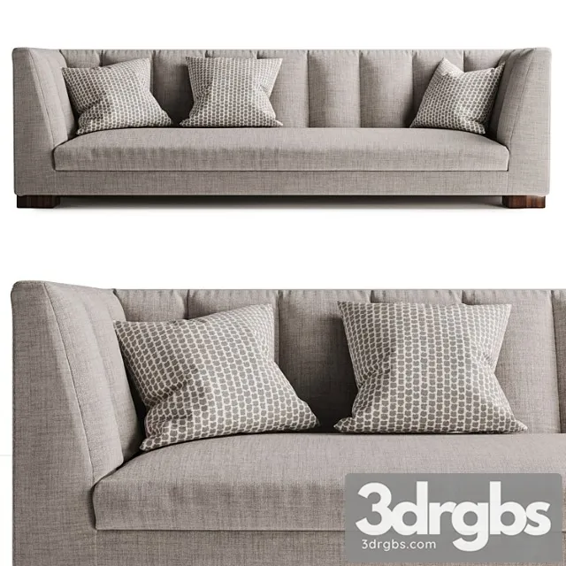 Restoration hardware sofa paxton 2 3D Model Free