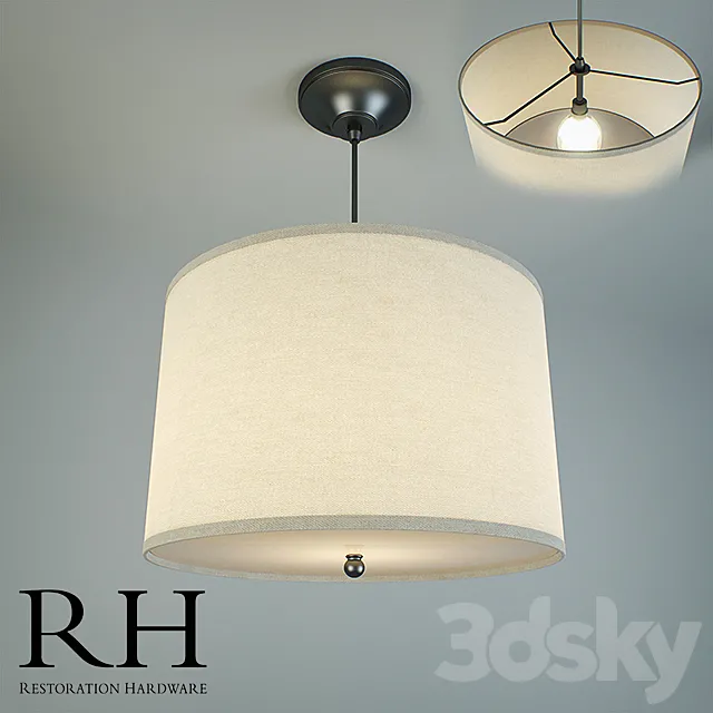 Restoration Hardware – Solid Adler Pendant 3DModel