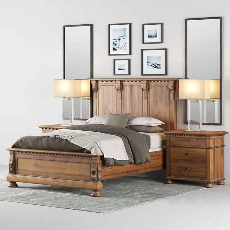 Restoration Hardware ST.JAMES PANEL BED