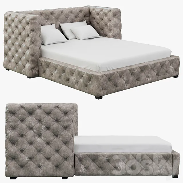 Restoration Hardware Tribeca Tufted Leather Platform Bed Free Download
