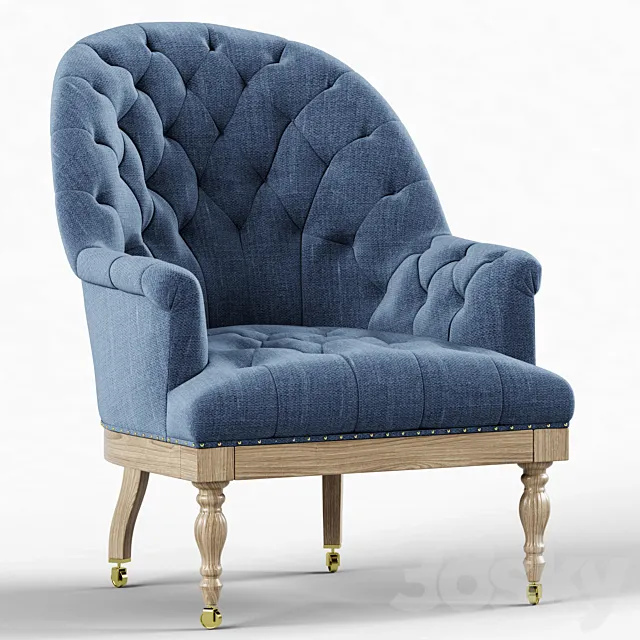 Restoration Hardware Vallette Chair 3DModel
