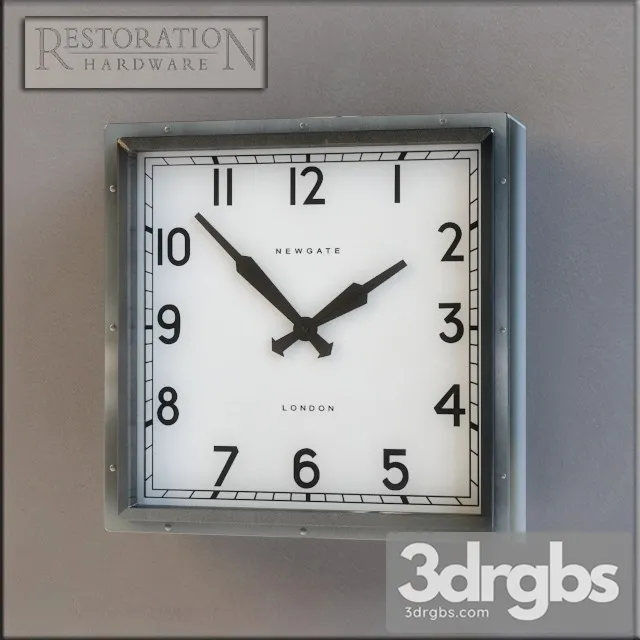 Restoration Hardware Vintage London 3D Model Free