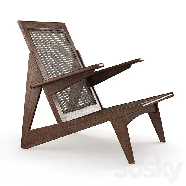 Restoration Hardware Yves Chair 3D Model