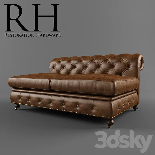 Restoration Hardware_60 "Kensington 3DModel