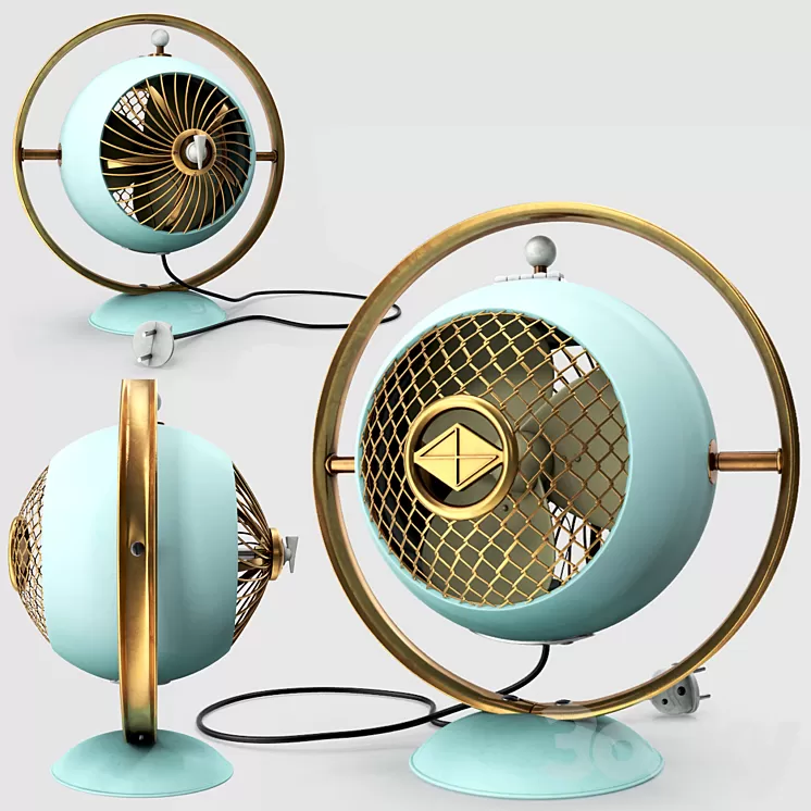 Retro fan 3D Model