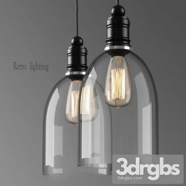 Retro Lighting 3D Model Free