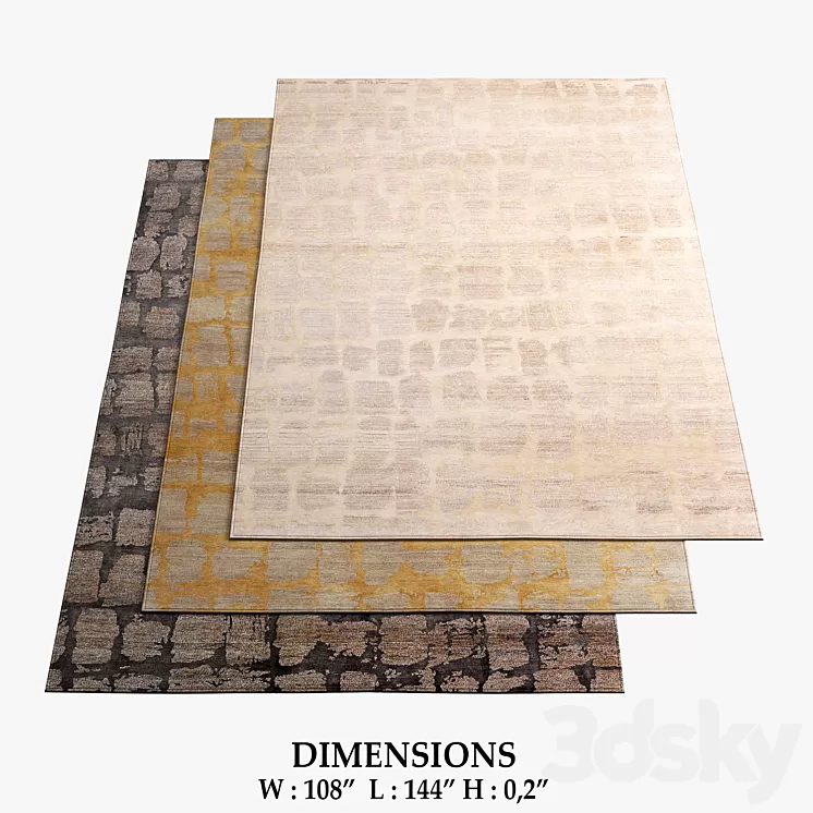 REUBER HENNING Rugs_456 3D Model