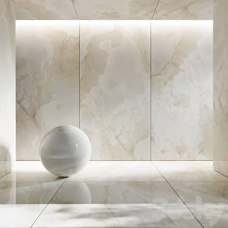 Reve Perle Porcelain Tile 3D Model Free