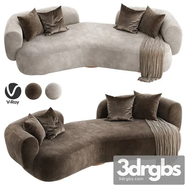 Reverb Okha Sofa 3D Model Free