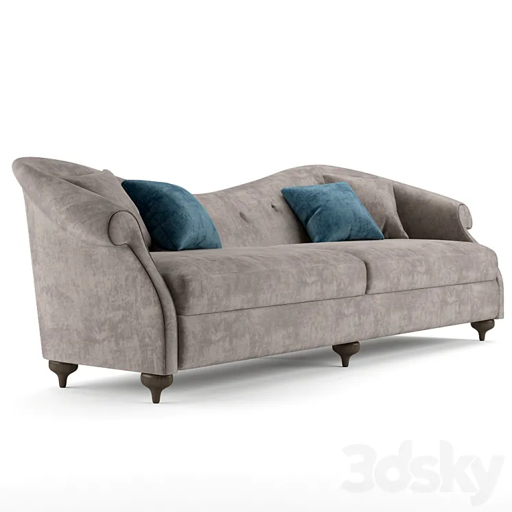 Reverdy sofa by Christopher Guy 3D Model Free Download