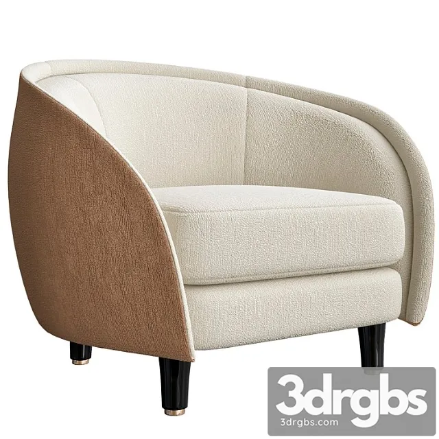 Revers Lounge Chair By Gubi 1 3D Model Free