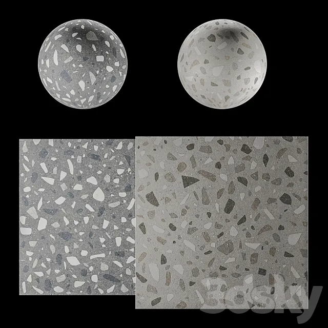 Revigres Elements Terrazzo Fog Soft 3DModel