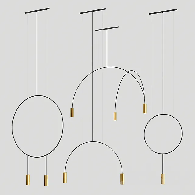 Revolta pendant light 3D Model