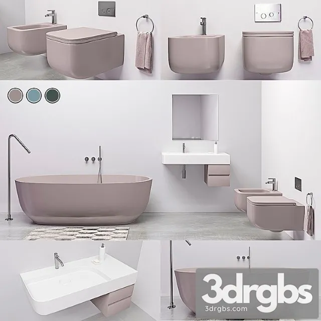 Revolution Set by Esedra Sdr Ceramiche 3D Model Free